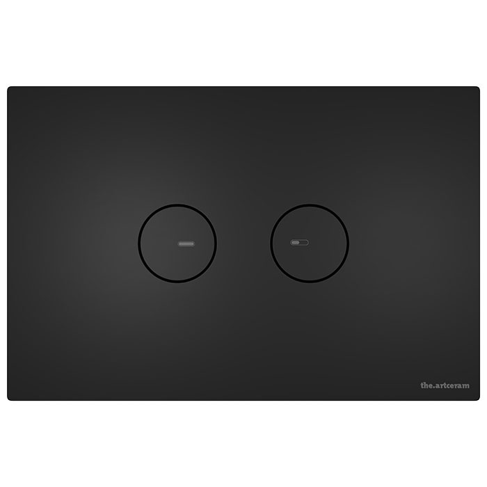 Кнопка смыва ArtCeram INOX-715 715.000.BM черный матовый