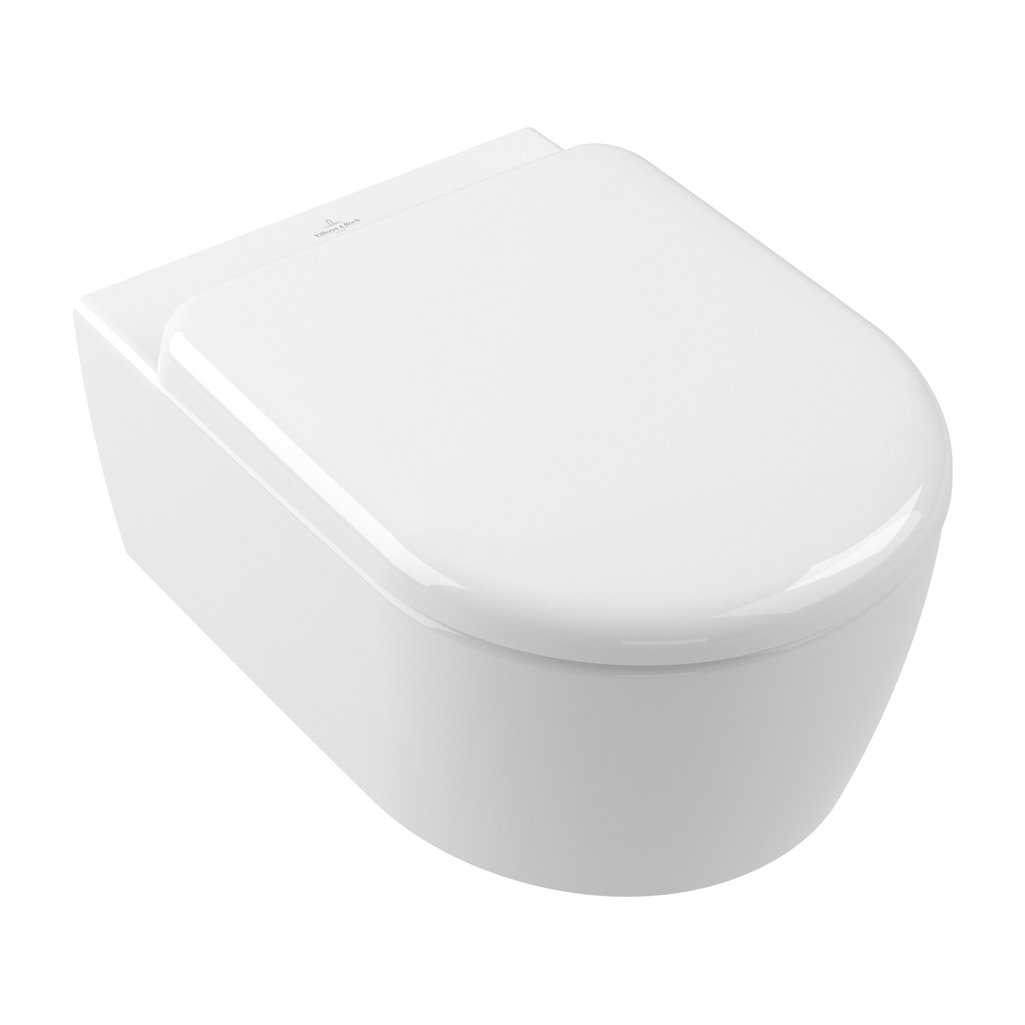 Унитаз подвесной безободковый Villeroy & Boch Skyla 5656CL01 белый с сиденьем микролифт