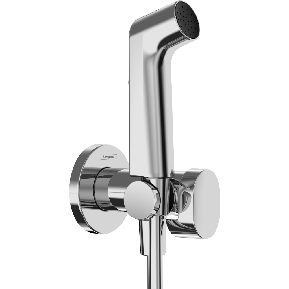 Гигиенический душ со смесителем Hansgrohe S 1jet 29232000 хром (в комплекте со скрытой частью)