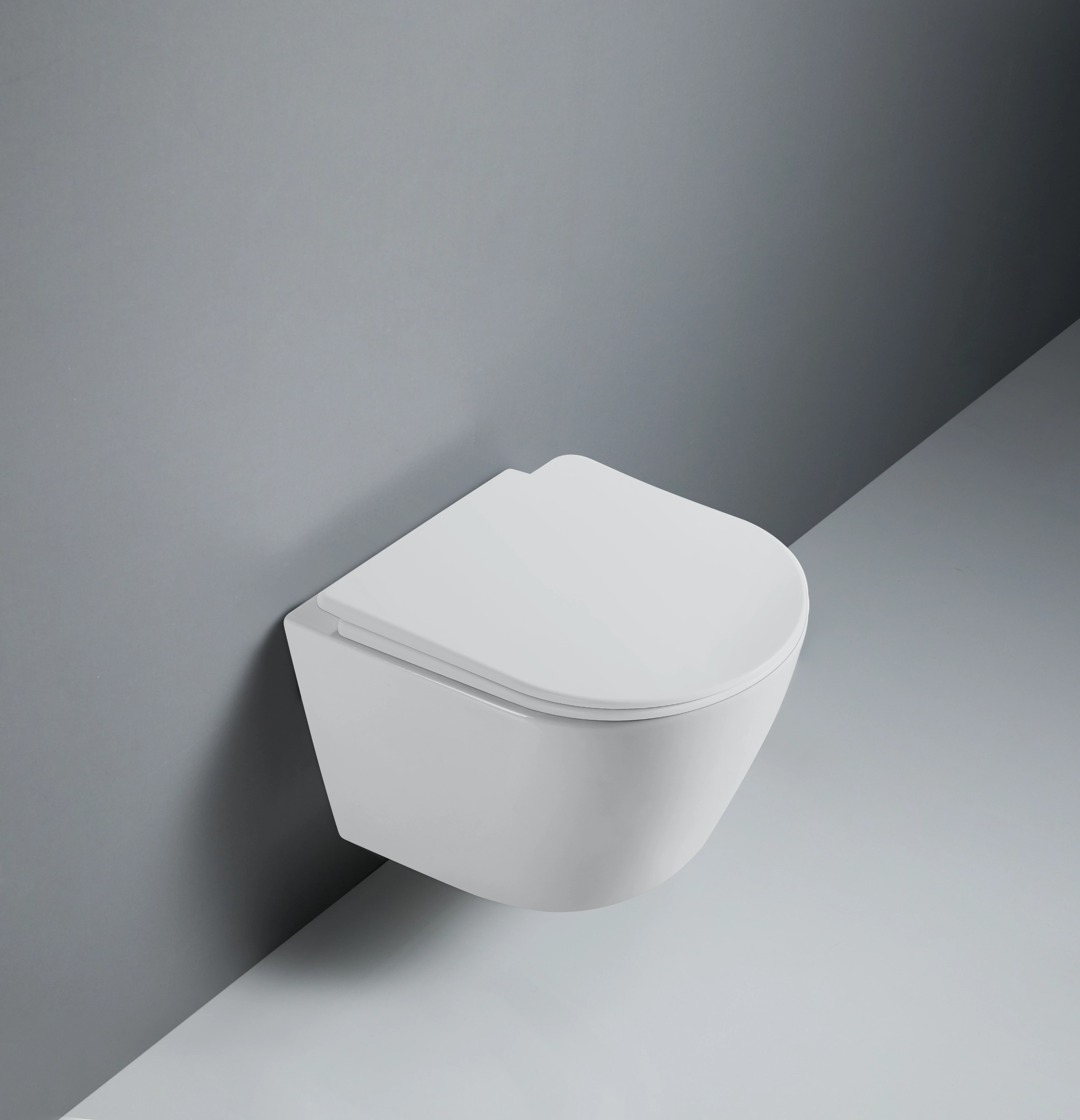 Унитаз подвесной D&K Rhein.Bach DT1476516 белый, с сиденьем микролифт