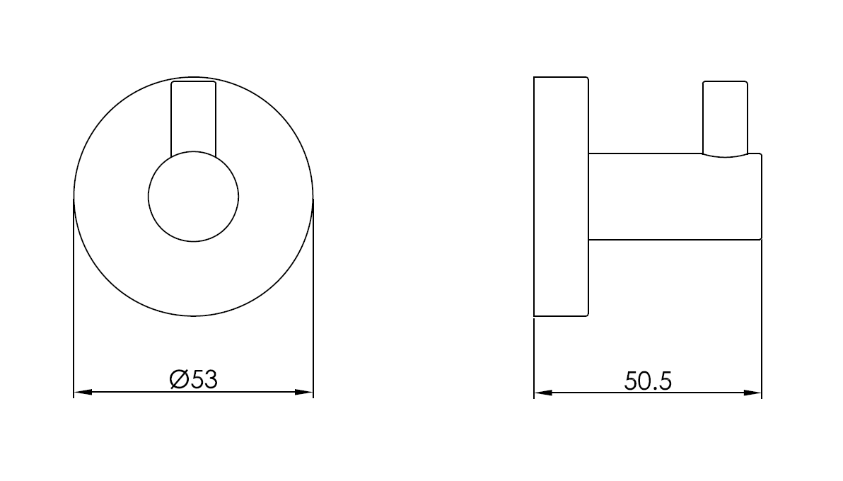 Крючок Benesque Lumiere 70010306 бронза брашированная