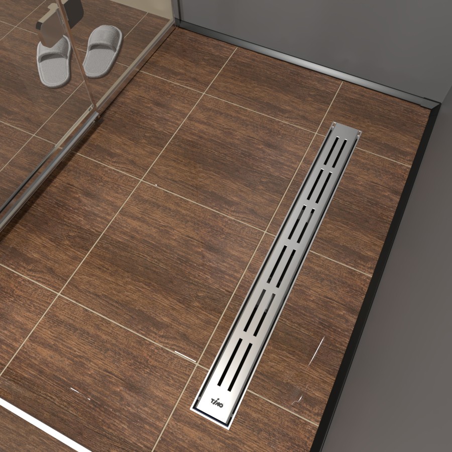 Душевой лоток TIMO Super Plast SP10900-DG10900, сатин