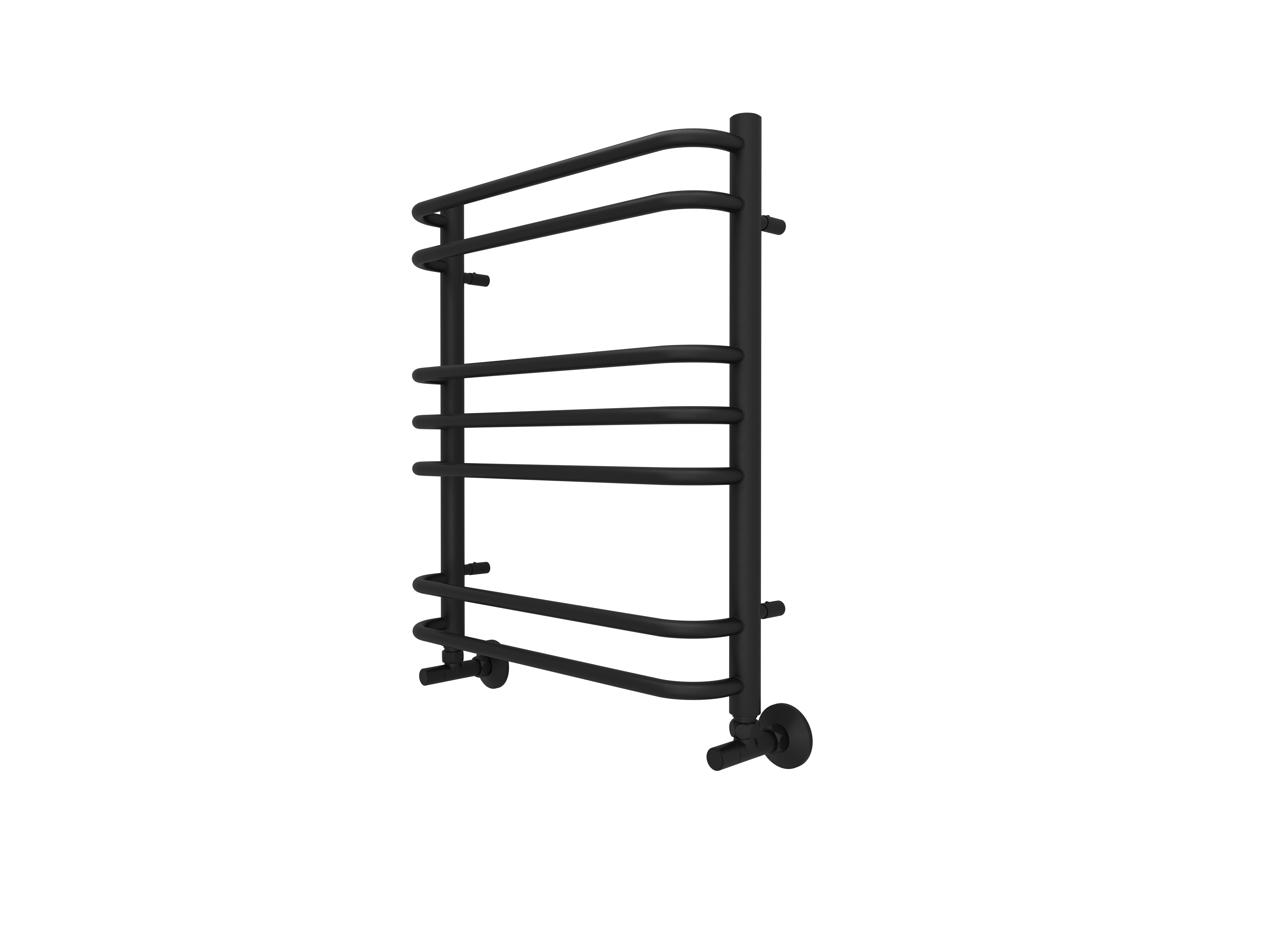 Полотенцесушитель водяной Aquatek Пандора AQ RRС0760BL 60х50 черный муар