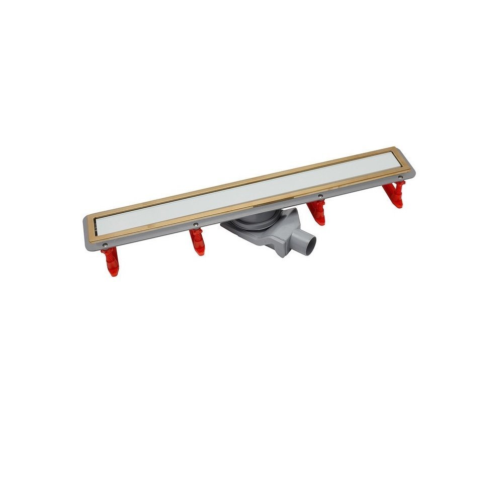 Душевой лоток Pestan Confluo Premium Gold White Glass Line 850