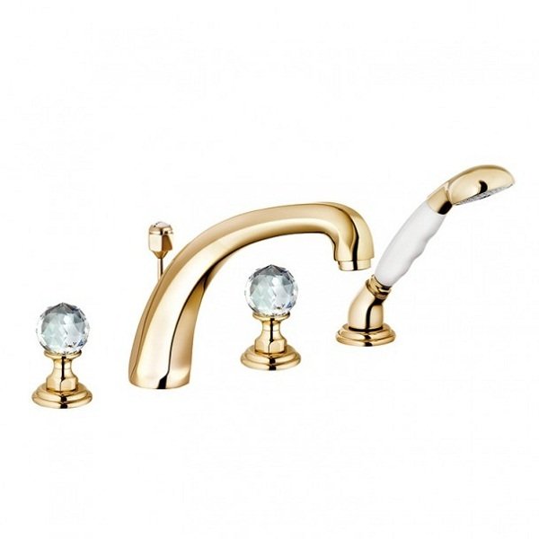 Смеситель для ванны с душем Kludi Adlon 5152445G4 золото