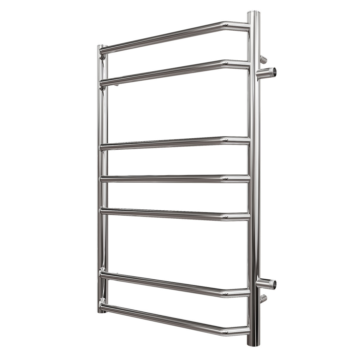 Полотенцесушитель водяной Point PN07558 П7 500x800 с боковым подключением 500, хром