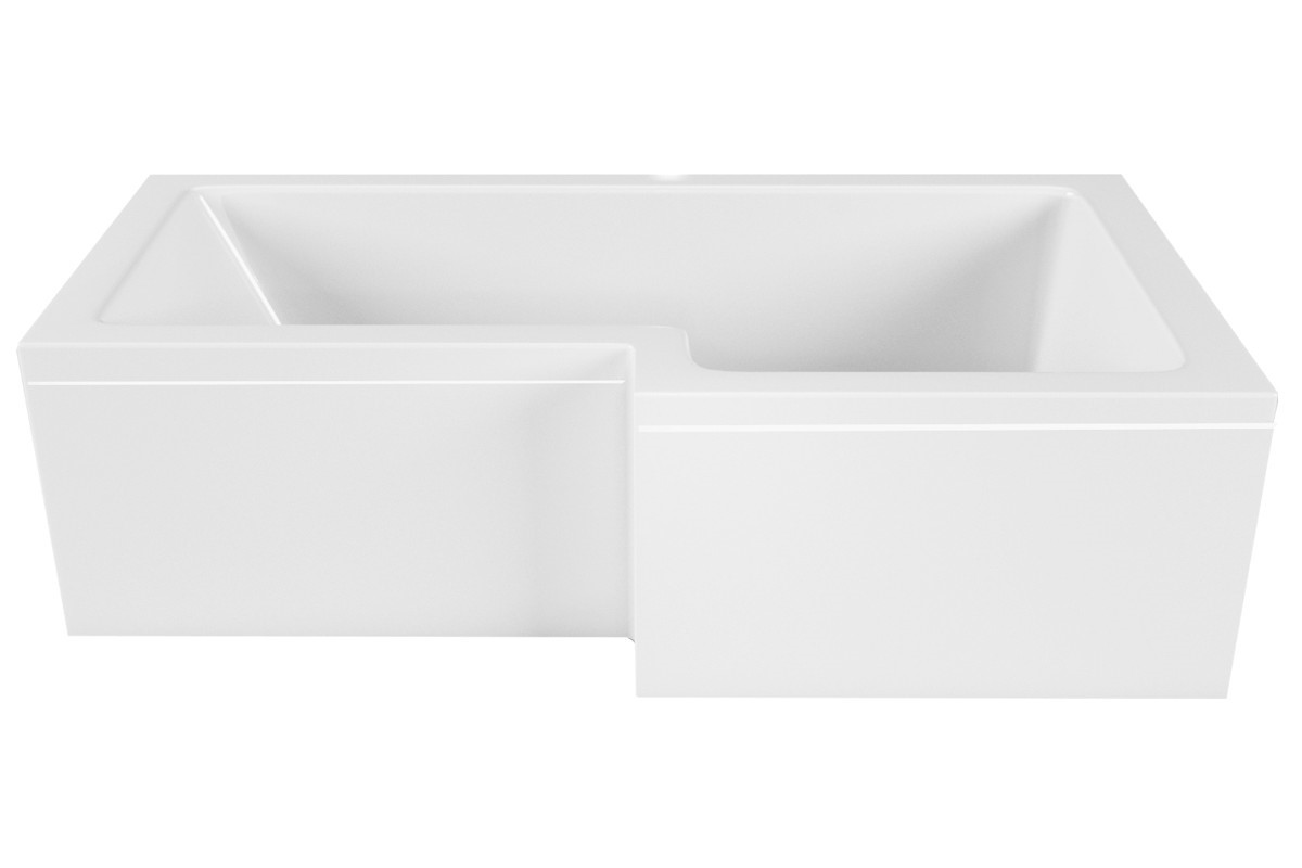 Ванна акриловая правосторонняя Vayer Options Гл000023295, 165x85