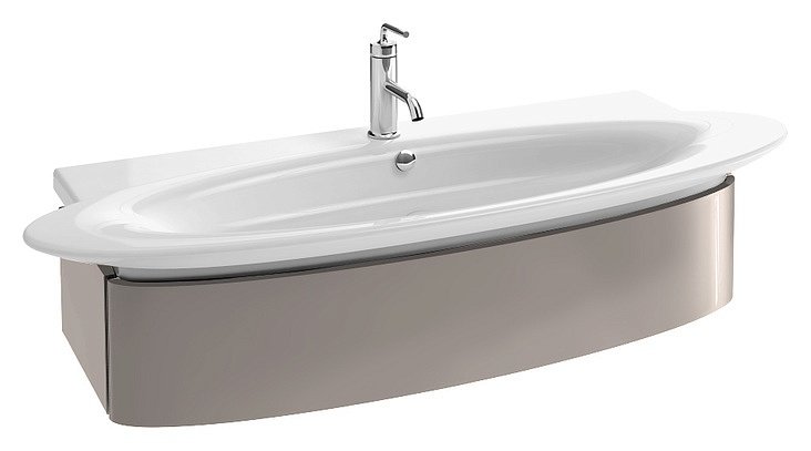 Тумба для комплекта Jacob Delafon Presquile 130 серый титан, 1 ящик