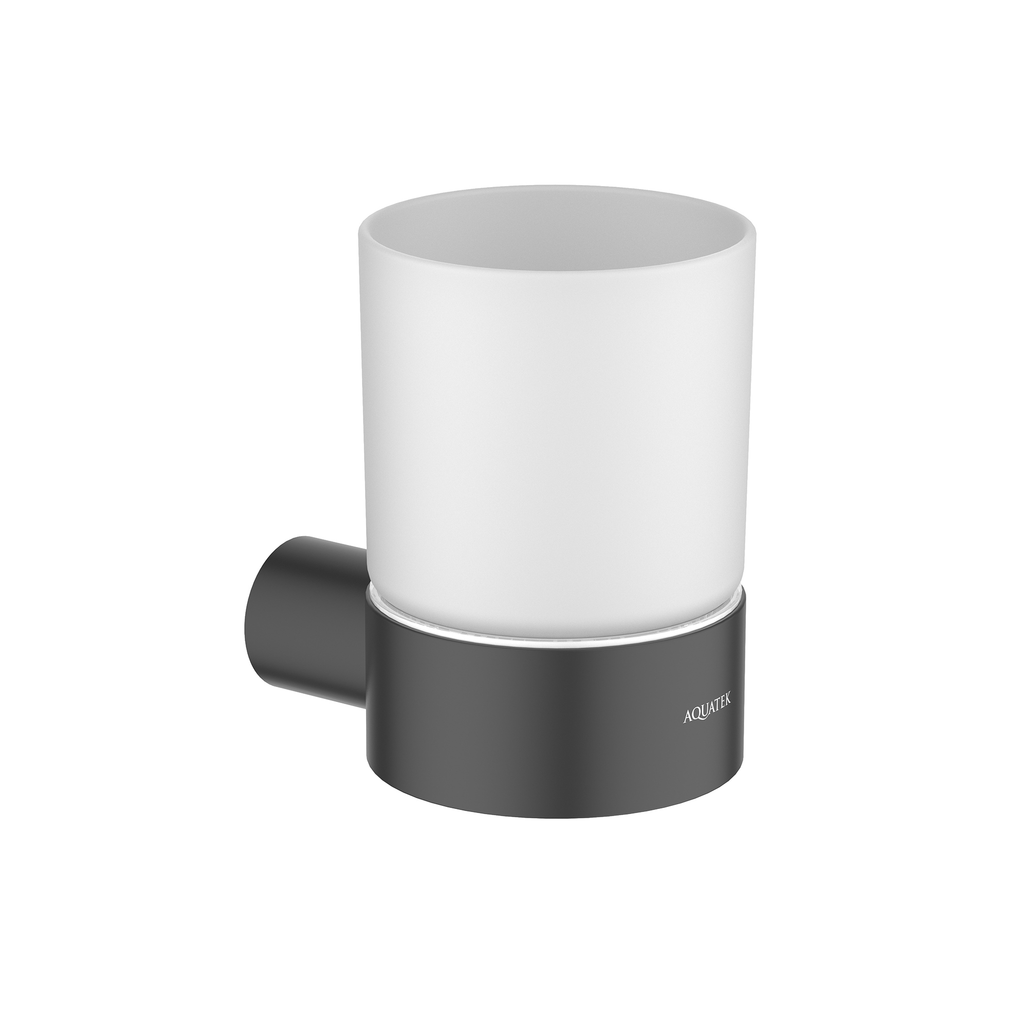 Стакан для ванной Aquatek Лира AQ4404MB черный матовый