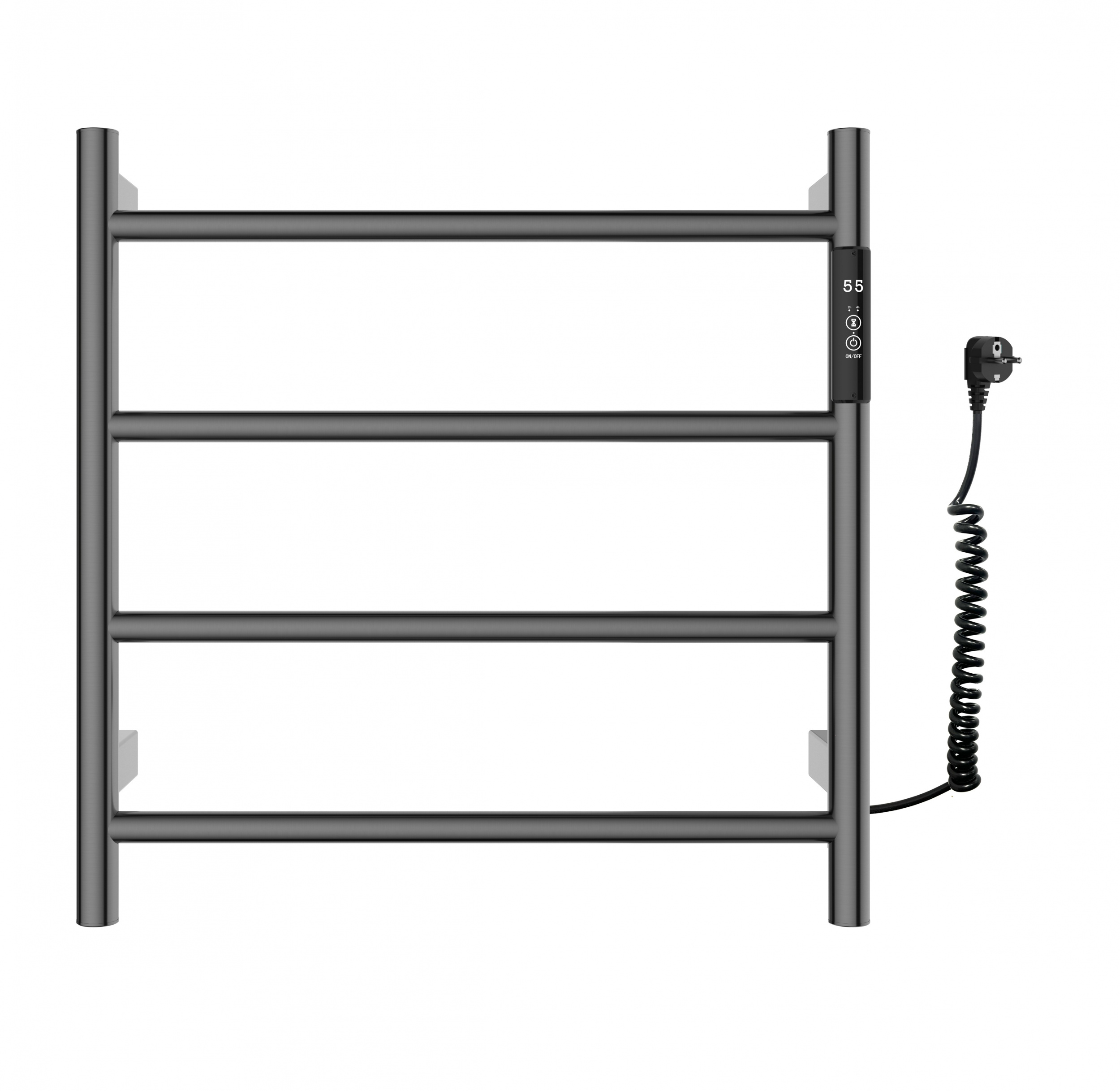 Полотенцесушитель электрический WONZON & WOGHAND BONN, Темный графит (WW-AL404-GM)