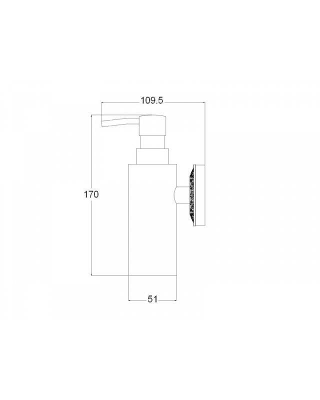 Дозатор жидкого мыла Bronze de Luxe WINDSOR K25027, бронза