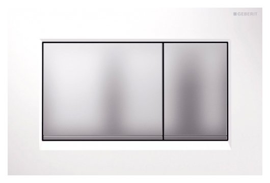 Кнопка смыва Geberit Sigma 30 115.883.KL.1 белый/хром матовый