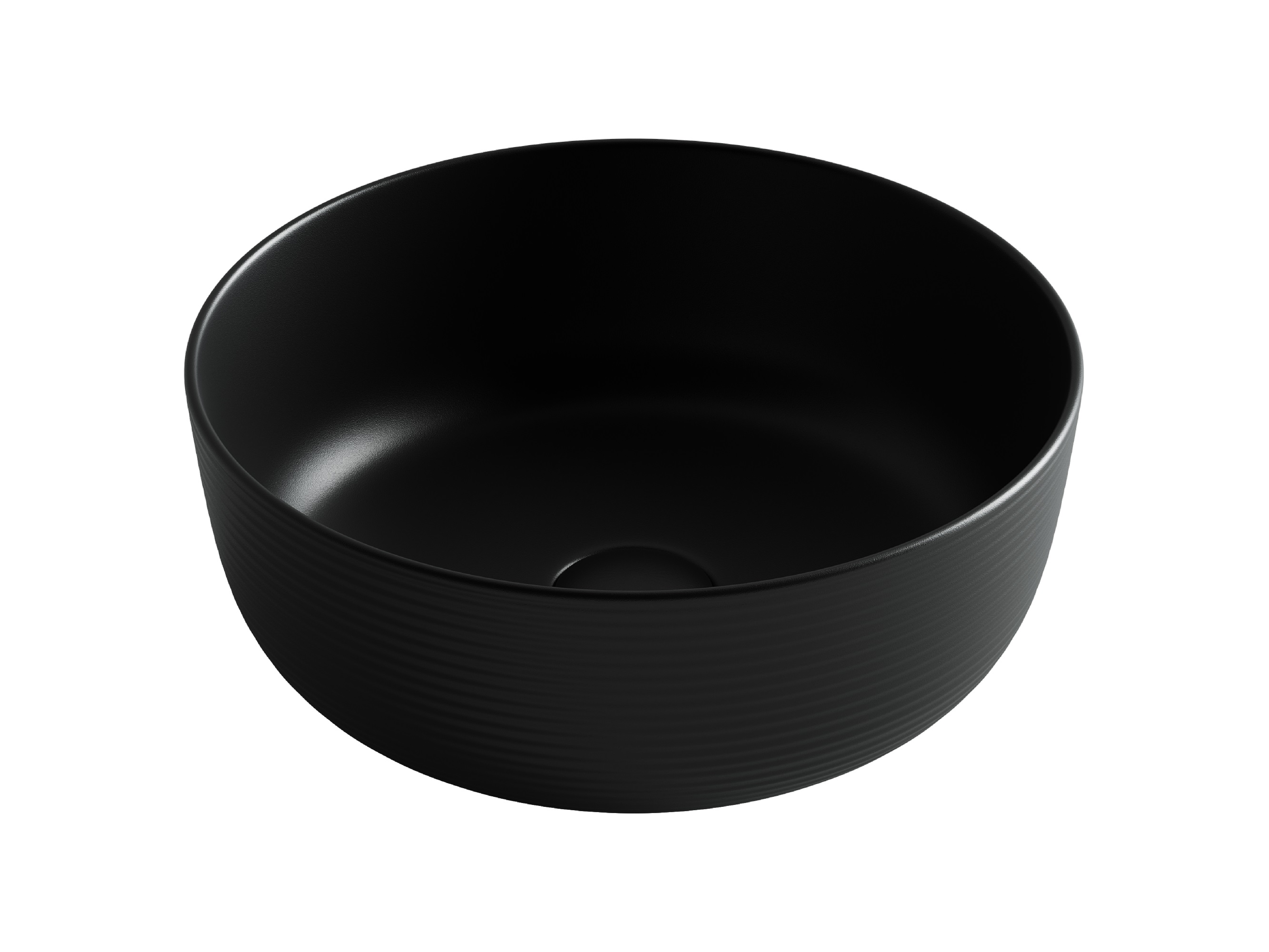 Раковина накладная 35см Ceramica Nova Element CN6073MB черный матовый