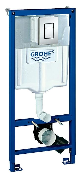 Готовое решение для подвесных унитазов Grohe Rapid SL 38772001 хром глянцевый