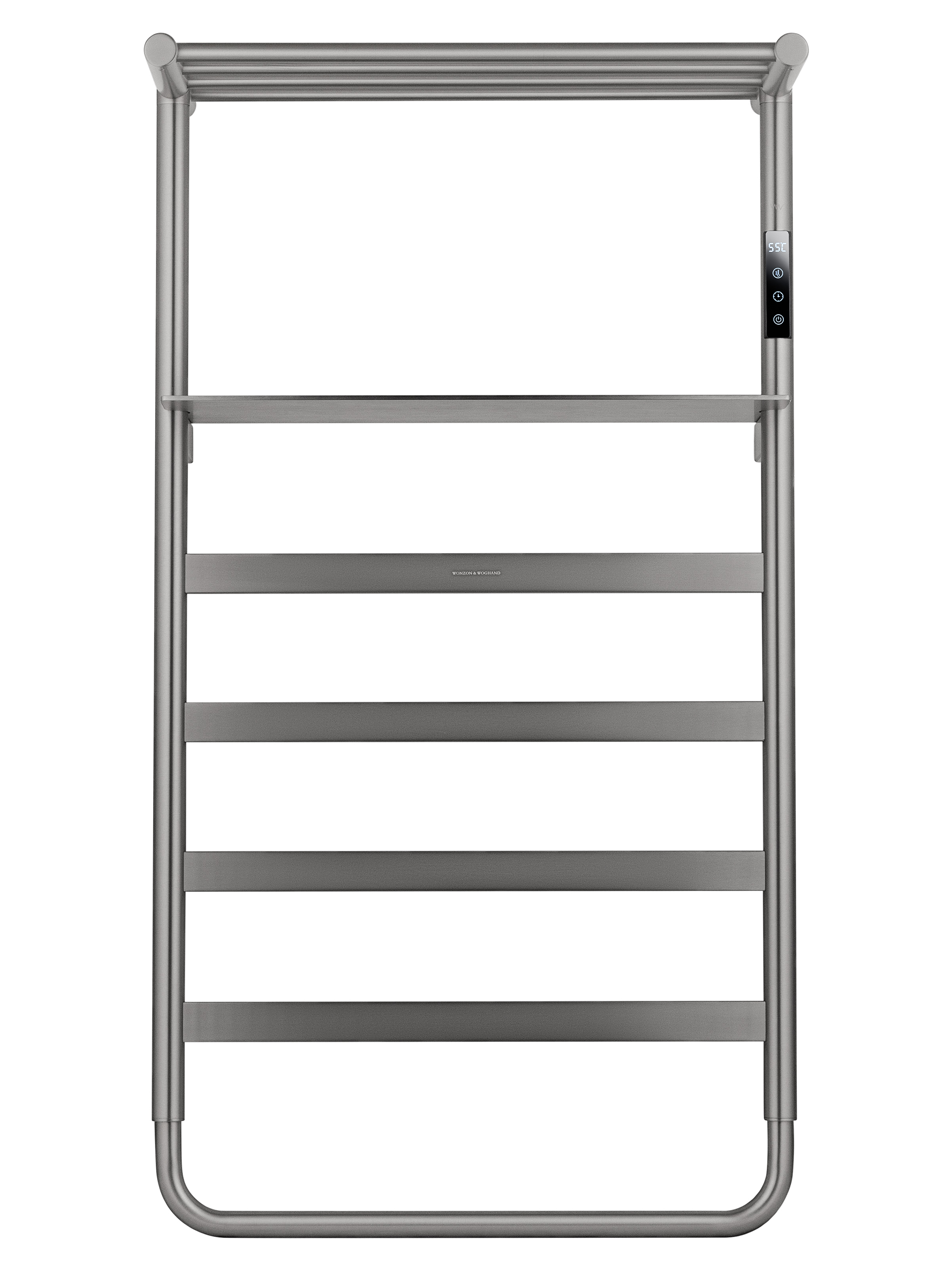 Полотенцесушитель электрический WONZON & WOGHAND DÜSSELDORF, Брашированный никель (WW-A208-BR)