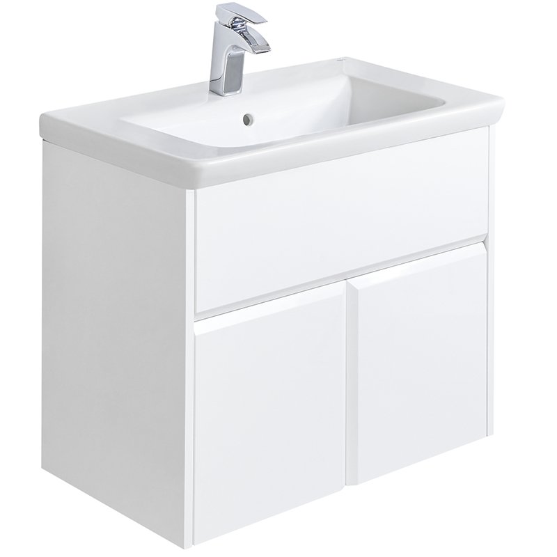 Тумба под раковину Roca Up 70 подвесная ZRU9303011 Белый глянец