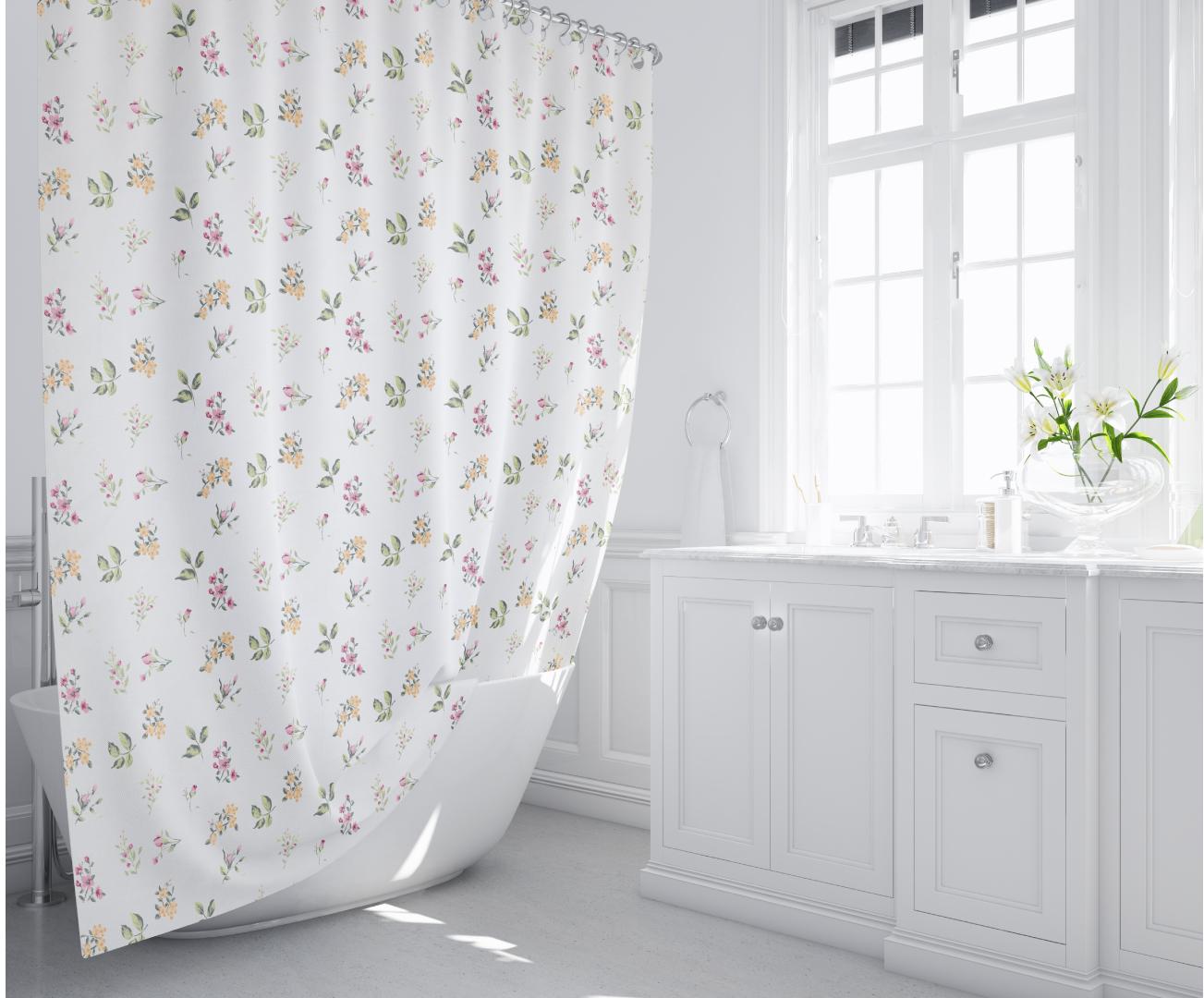 Штора для ванной Fixsen Flora, FX-1507
