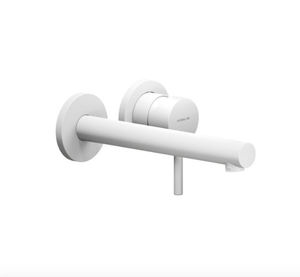 Смеситель для раковины Nobili Live LV00499/1WM белый матовый