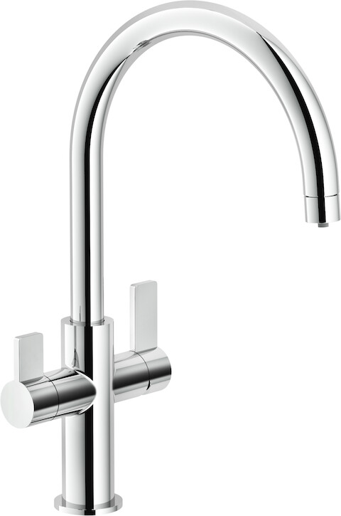 Смеситель для кухни с подключением фильтра для питьевой воды Nobili Flag FL96824/3VCR хром