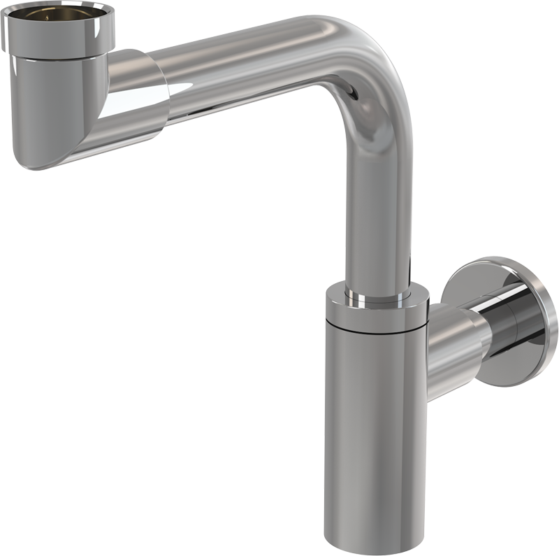 Сифон для раковины Alcaplast A403 хром