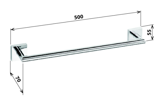 Держатель для полотенец Bemeta Beta 132204022 Хром