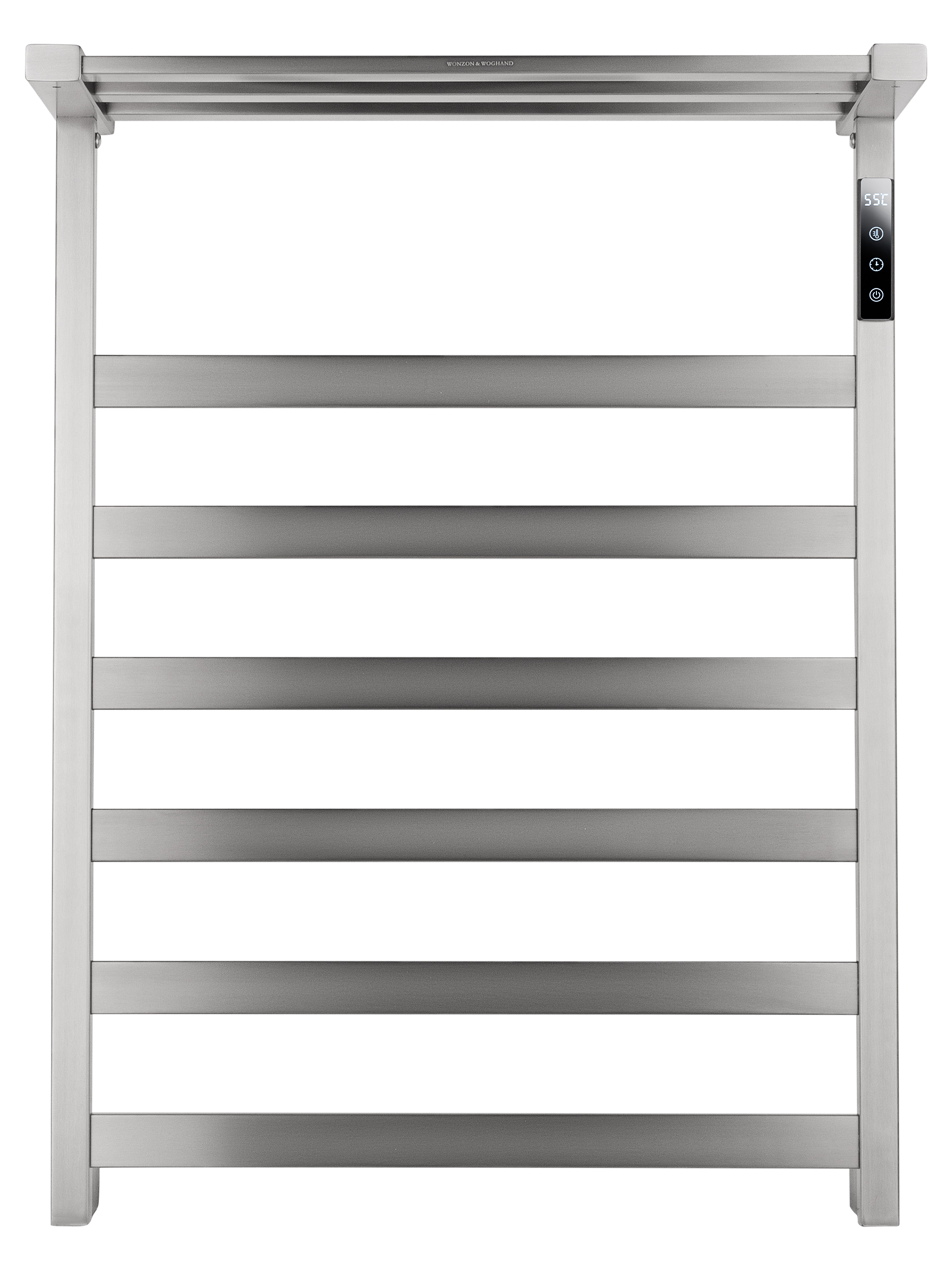 Полотенцесушитель электрический WONZON & WOGHAND FRANKFURT, Брашированный никель (WW-A1026-BR)