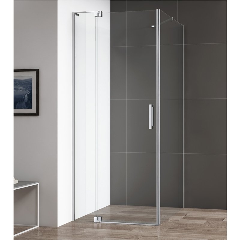 Душевой уголок Cezares Slider АН-1 100х90 Хром