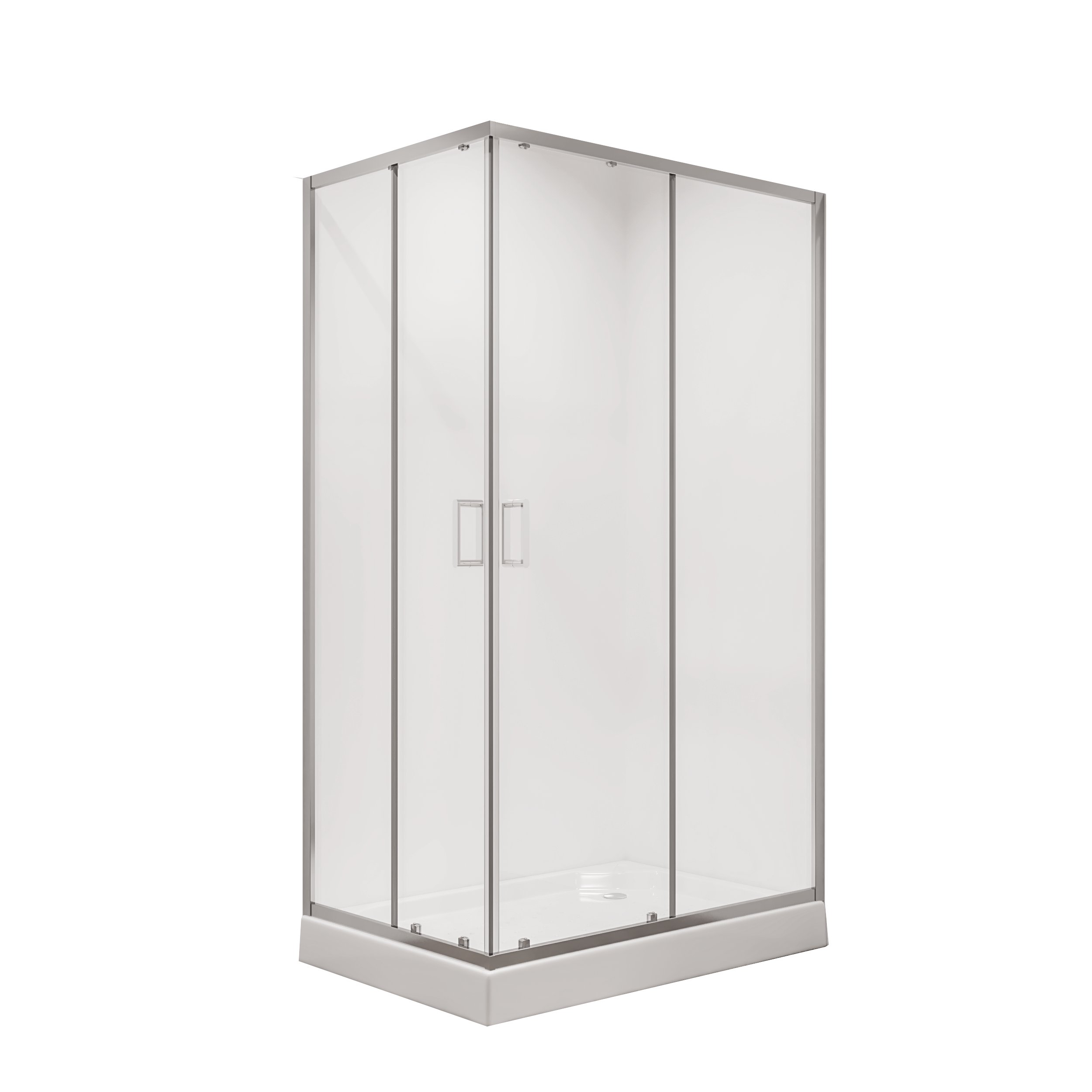 Душевой угол Niagara NG- 6610-08 120x80x190 профиль хром, стекло прозрачное