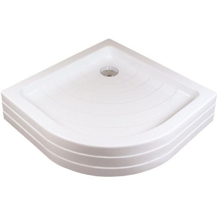 Акриловый поддон для душа Ravak Kaskada Ronda 90x90 PU Белый