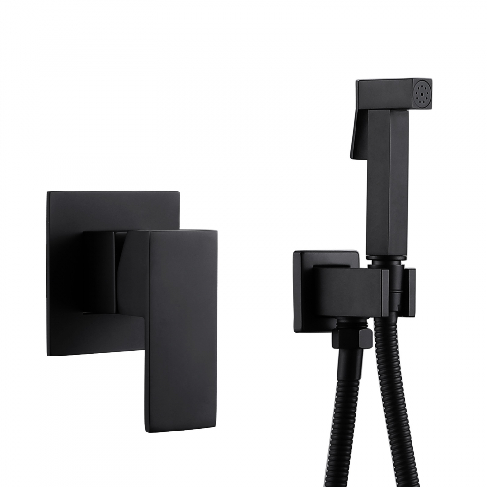 Гигиенический душ ABBER Daheim AF8225B черный матовый