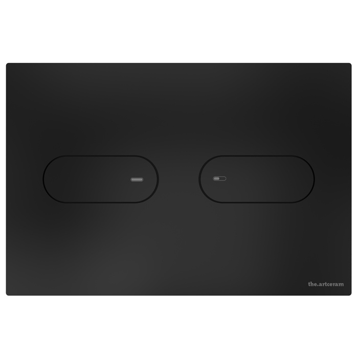 Кнопка смыва ArtCeram INOX-711 711.000.BM черный матовый