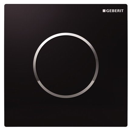 Кнопка смыва Geberit Sigma 10 116.015.KM.1 хром глянцевый/черный