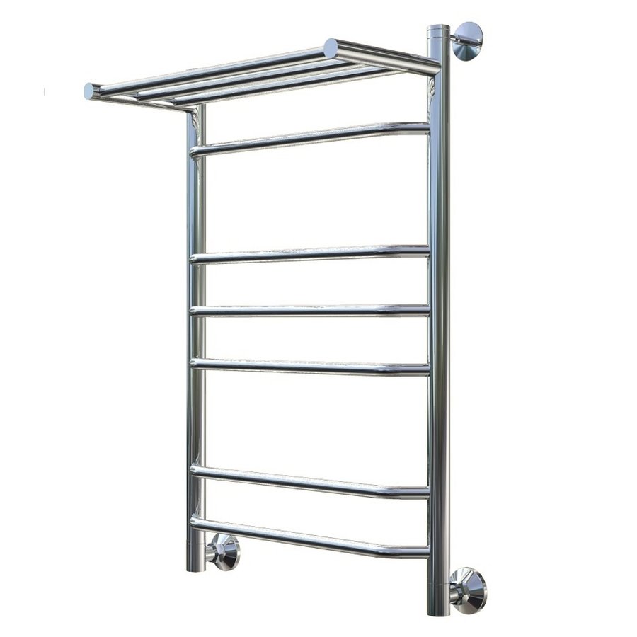 Полотенцесушитель водяной Тругор Браво серия 3 80х60 хром, с полкой