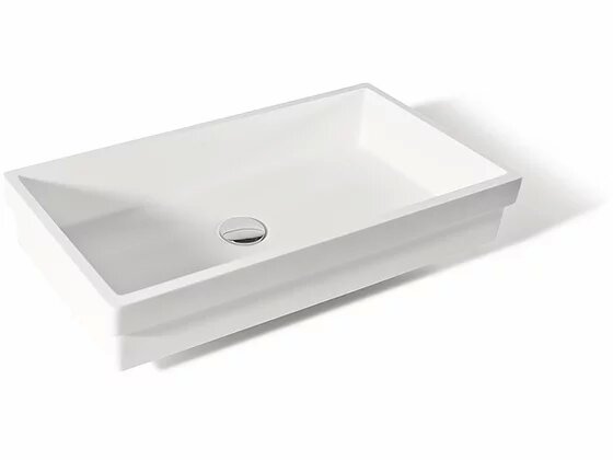 Раковина встраиваемая снизу 63см MonteBianco Castello Due 12124 белый матовый