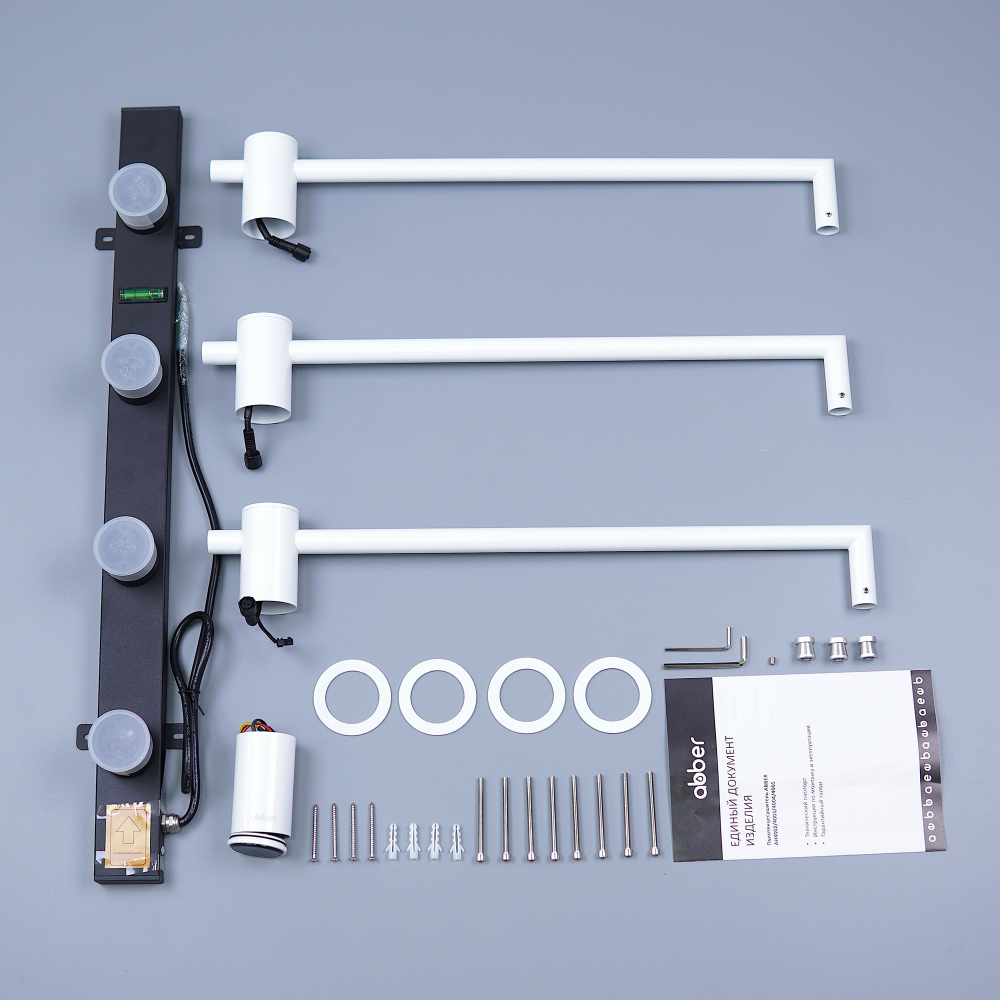 Полотенцесушитель электрический ABBER Charme AH4003MW белый матовый