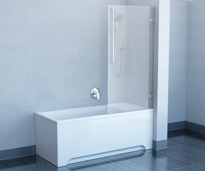 Шторка для ванны Ravak Brilliant BVS1-80 хром+транспарент