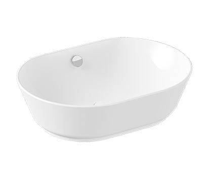 Раковина накладная 55см Vitra Geo 7427B003-0012 белый