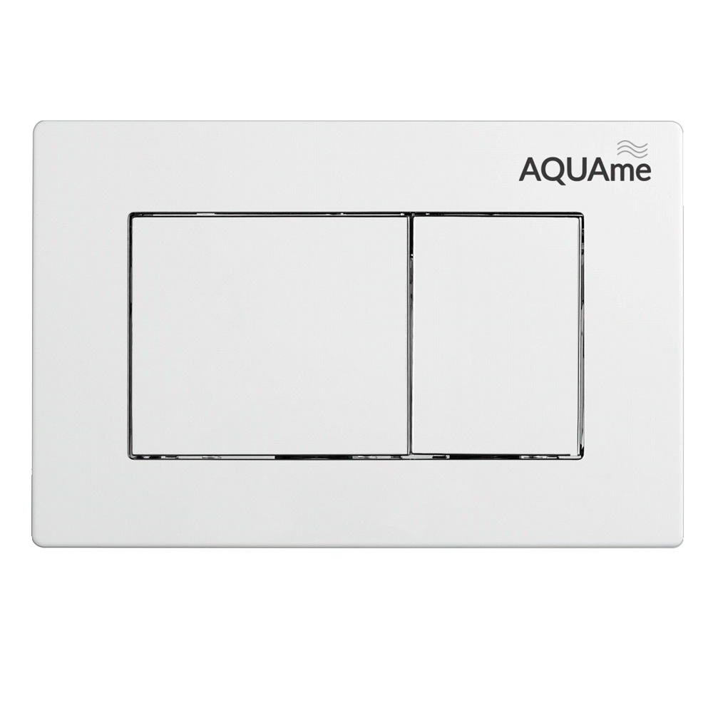 Панель смыва AQUAme AQM4102W белый