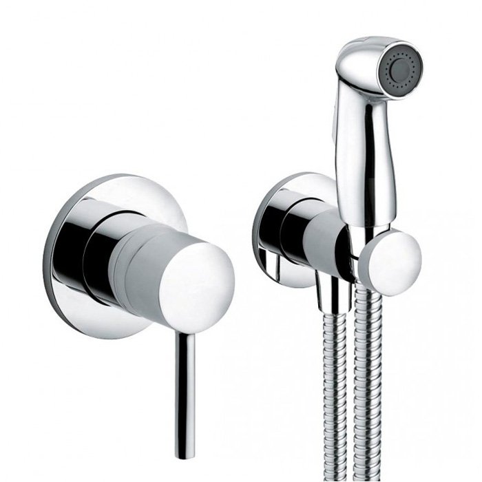 Гигиенический душ со смесителем Kludi Bozz 389990576 Хром