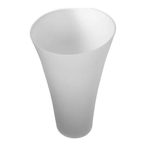 Раковина напольная 50см MonteBianco Pisa Cono 11237 белый матовый