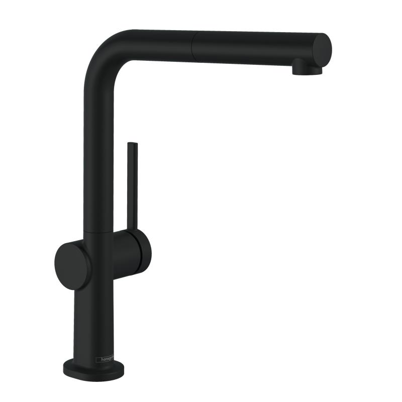 Смеситель для кухни Hansgrohe Talis M54 72808670 черный матовый