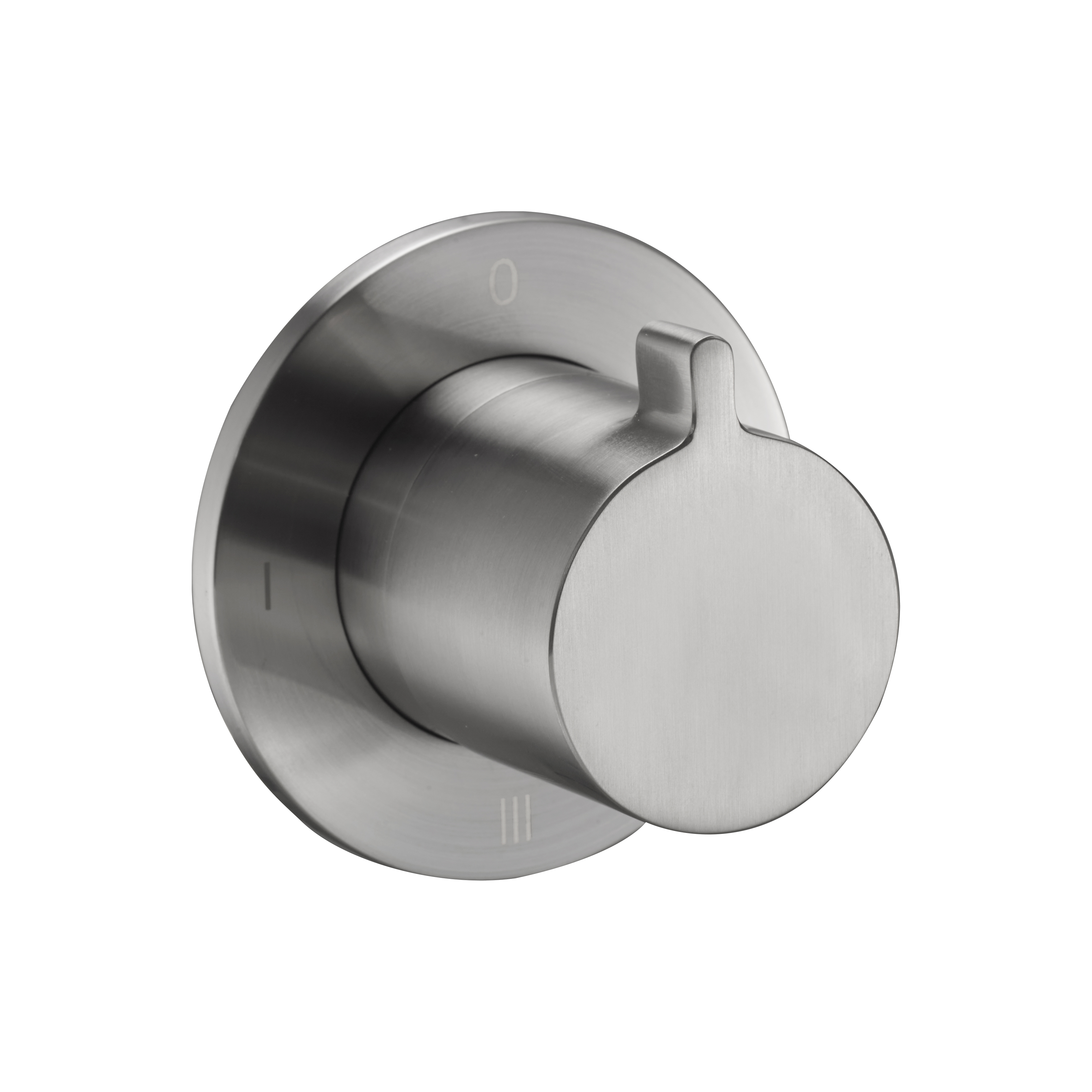 Переключатель для душа на 3 положения с функцией "стоп" Benesque Lumiere 12010602 никель брашированный