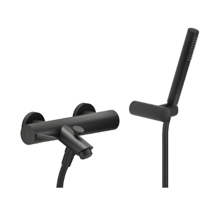 Смеситель для ванны с душем Nobili Live LV00110BM черный матовый