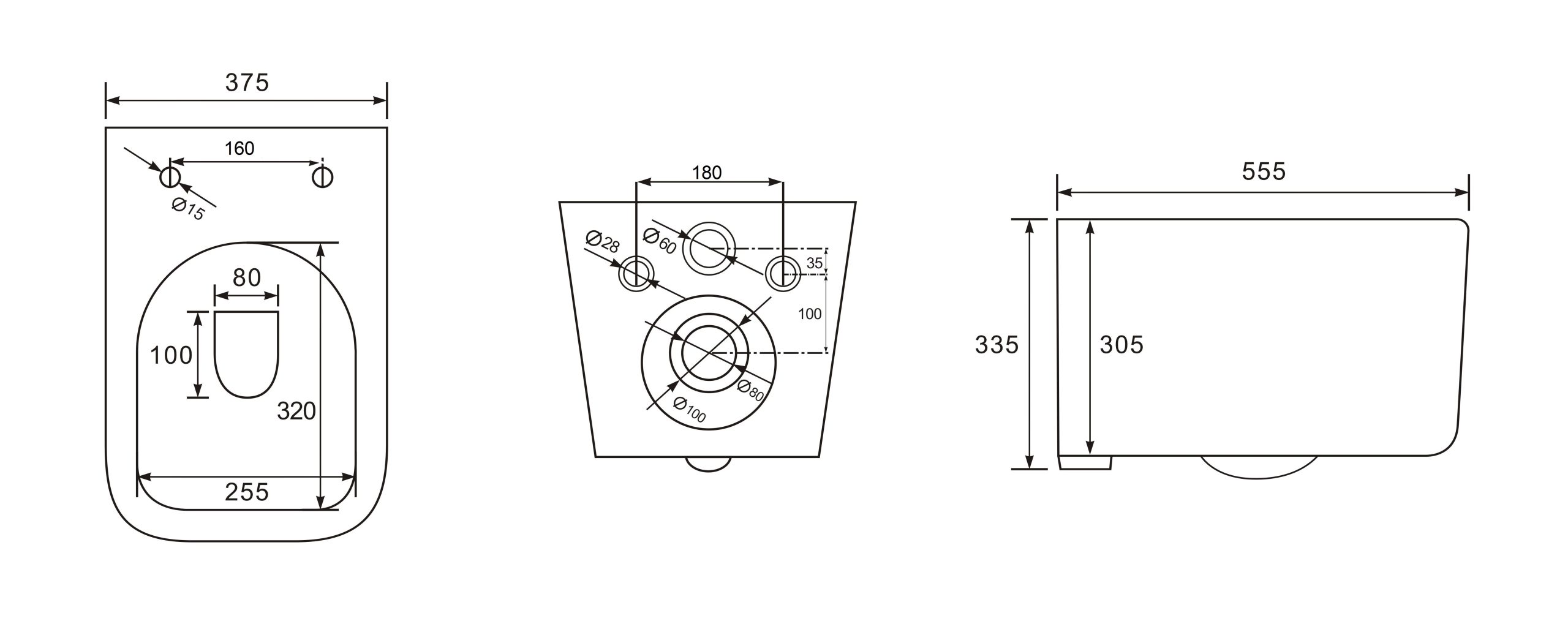 Унитаз подвесной безободковый Vincea Ultra VT1-32T белый, с сиденьем микролифт