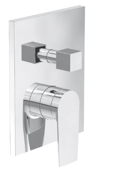 Смеситель для ванны с душем Villeroy & Boch Subway 2.0 TVS10235300061 хром