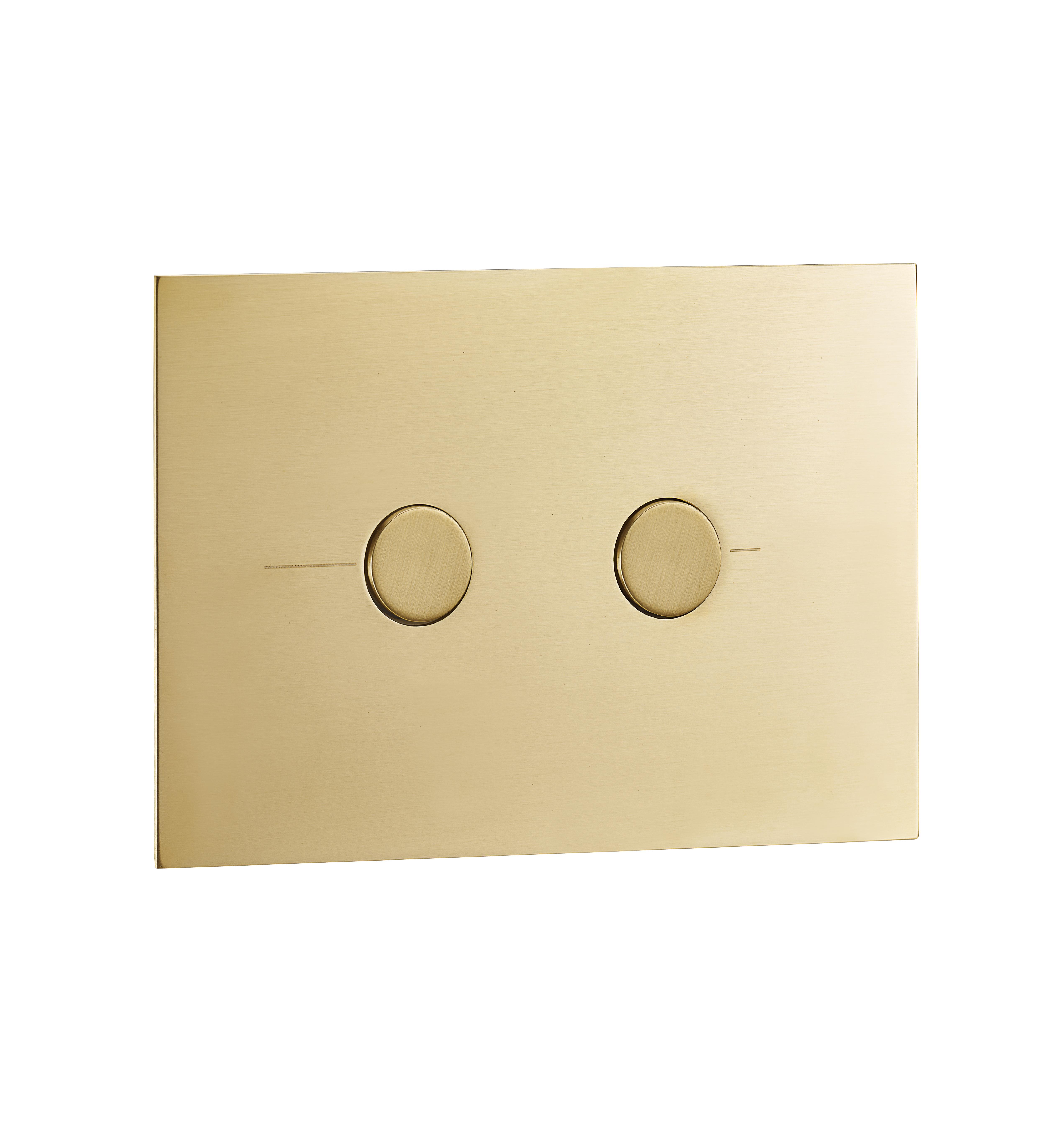 Клавиша смыва пневматическая Benesque 84010104 латунь брашированная