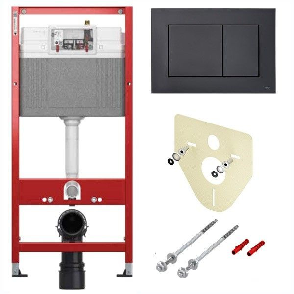 Готовое решение для подвесных унитазов TECE Profil 9400414 черный матовый