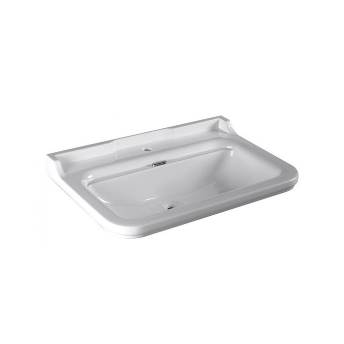 Раковина подвесная 80см Kerasan Waldorf 4141K1bi/cr*1 белый