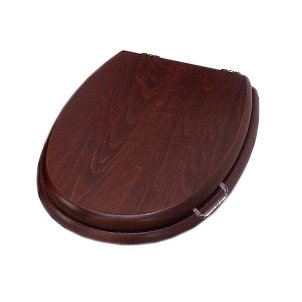 Крышка-сиденье Simas Lante LA008 орех, с микролифтом, петли хром