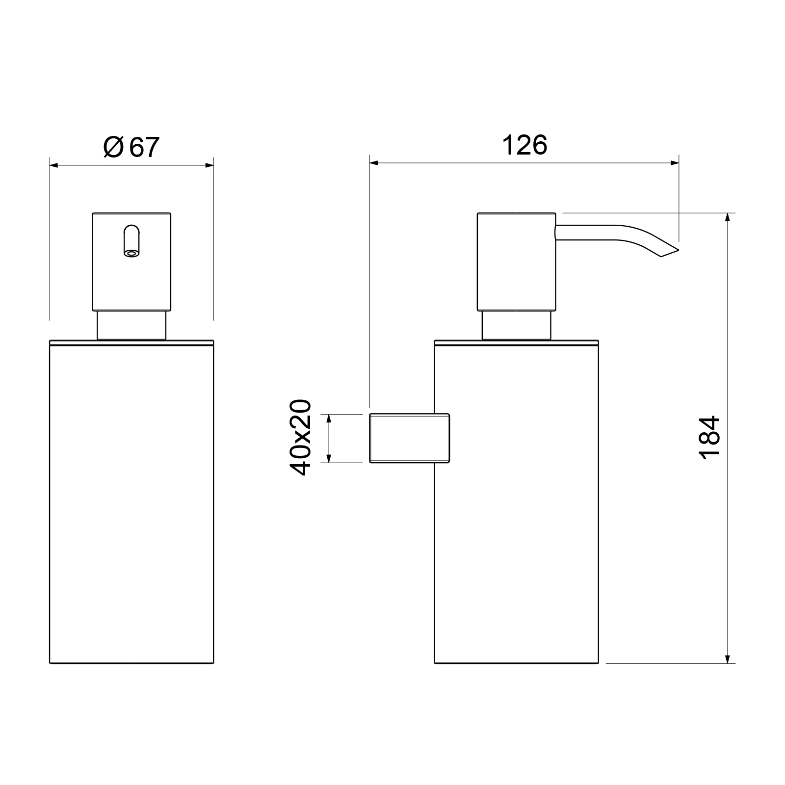 Дозатор подвесной Timo Luiro 18639/18 черное золото